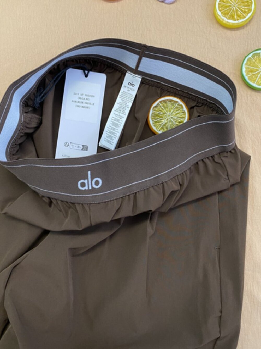 ALO Yoga Suit Up Wide Leg Trouser Espresso,New Season Favorite 30” Inseam🤎Chic - Picture 4 of 8